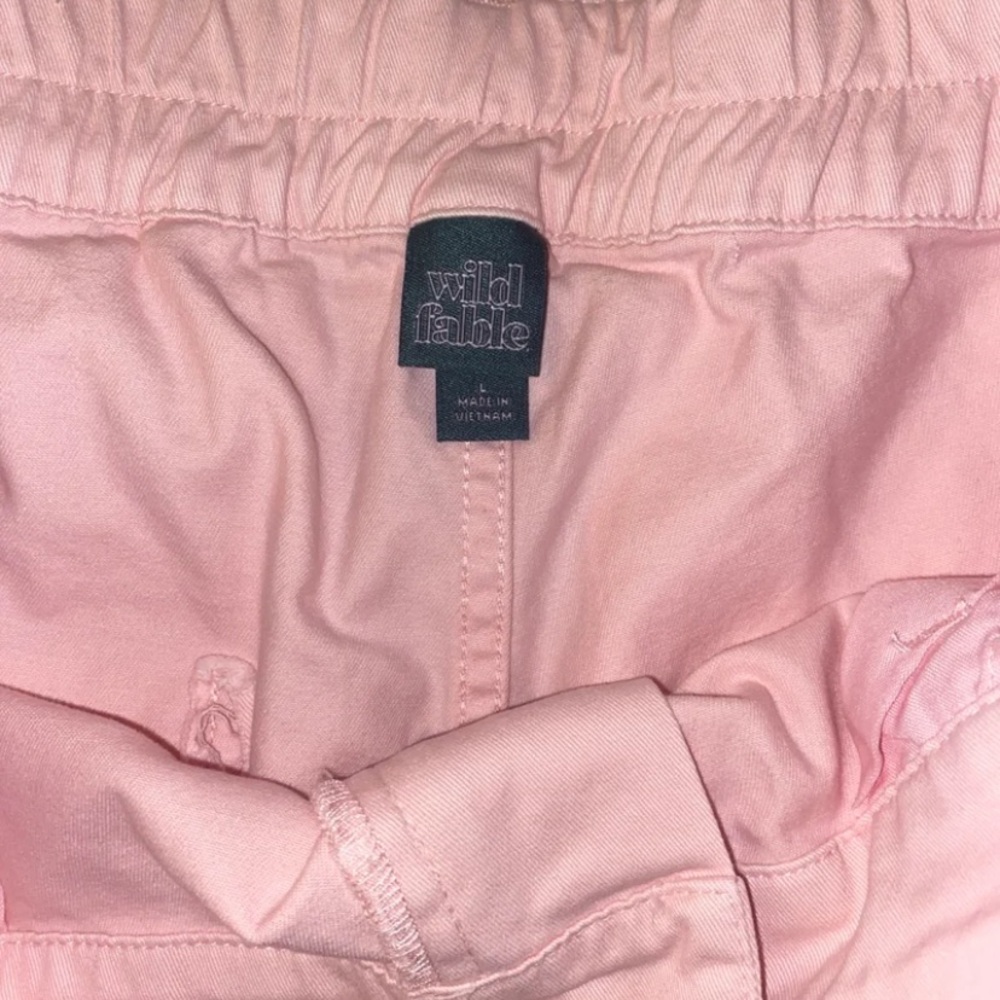 wild fable Wide-Leg Cargo Pants in Light Pink - Picture 4 of 5